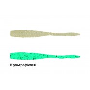 Силіконова приманка для риболовлі, ZEOX Pixie Tail, довжина 1,7 дюймів, 10шт/уп, колір №102 GMSF